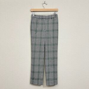 M.M.LAFLEUR The Smith Straight Trouser Gingham Washable Wool Office